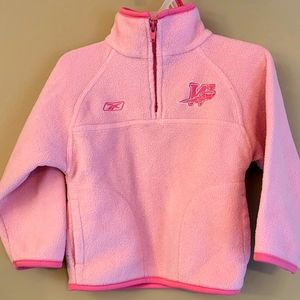 CFL Reebok Winnipeg Blue Bombers  pink pullover fleece sweater